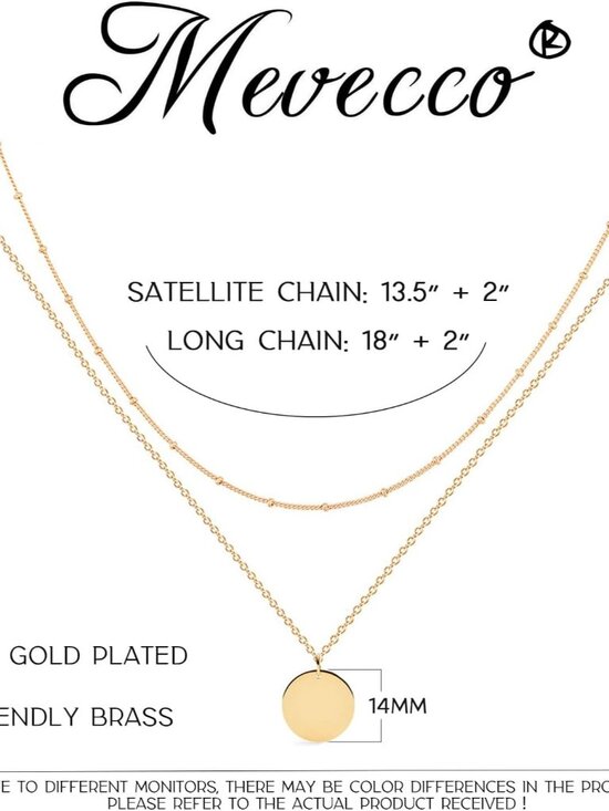 Layered Heart Necklace Pendant Handmade 18k Gold Plated Dainty Gold Choker Arrow - Picture 3 of 7